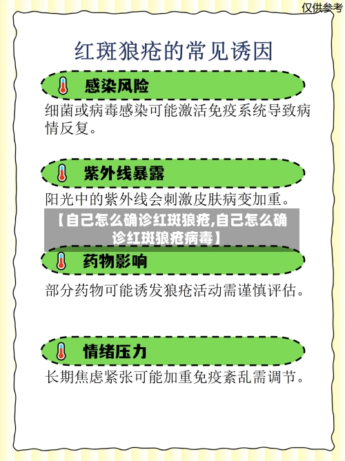 【自己怎么确诊红斑狼疮,自己怎么确诊红斑狼疮病毒】-第3张图片
