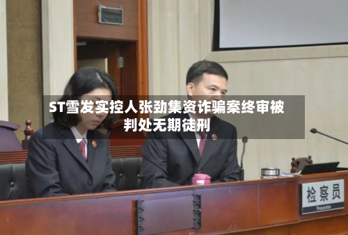 ST雪发实控人张劲集资诈骗案终审被判处无期徒刑