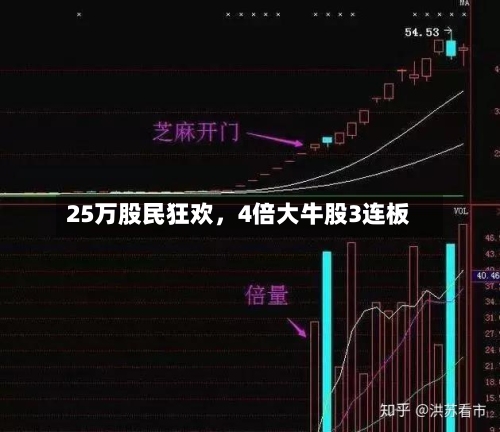 25万股民狂欢，4倍大牛股3连板