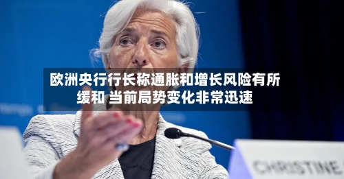 欧洲央行行长称通胀和增长风险有所缓和 当前局势变化非常迅速-第3张图片