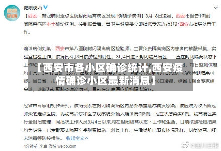 【西安市各小区确诊统计,西安疫情确诊小区最新消息】-第3张图片
