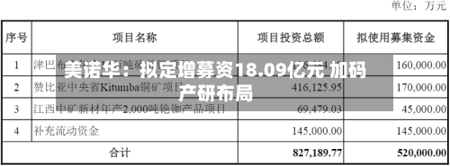 美诺华：拟定增募资18.09亿元 加码产研布局-第2张图片