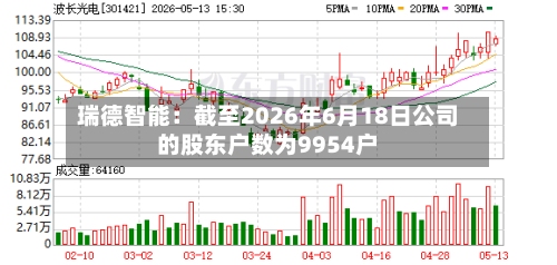 瑞德智能：截至2026年6月18日公司的股东户数为9954户-第3张图片