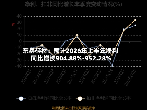 东岳硅材：预计2026年上半年净利同比增长904.88%-952.28%-第2张图片