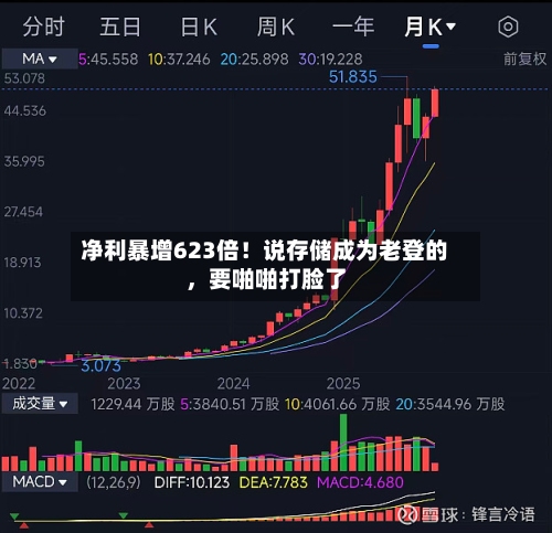 净利暴增623倍！说存储成为老登的，要啪啪打脸了-第1张图片