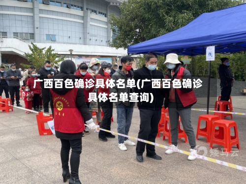 广西百色确诊具体名单(广西百色确诊具体名单查询)