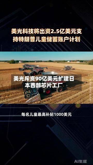 美光斥资90亿美元扩建日本西部芯片工厂-第3张图片