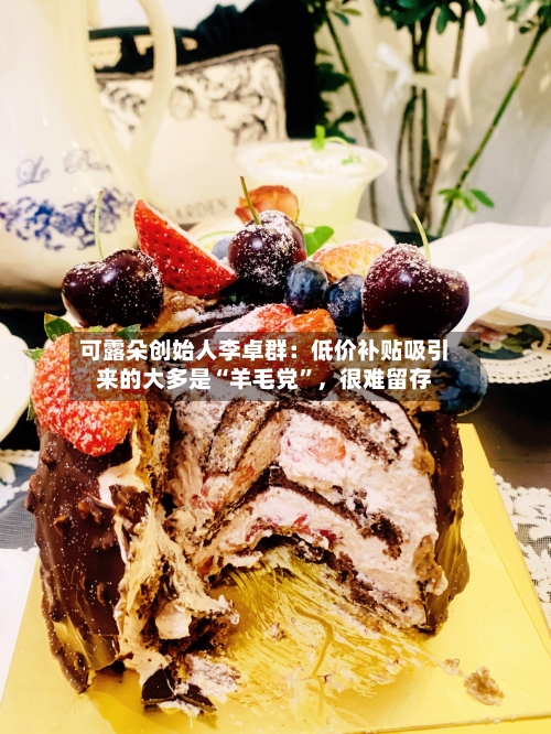 可露朵创始人李卓群：低价补贴吸引来的大多是“羊毛党”	，很难留存-第3张图片