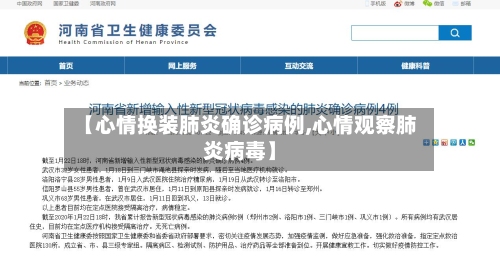 【心情换装肺炎确诊病例,心情观察肺炎病毒】-第3张图片