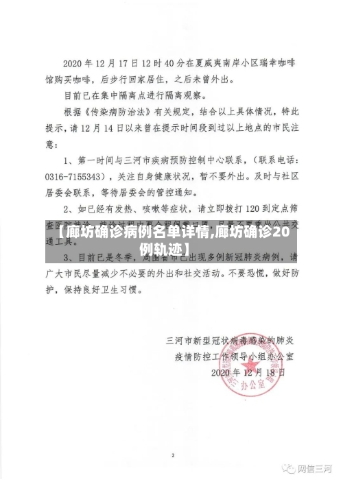 【廊坊确诊病例名单详情,廊坊确诊20例轨迹】-第2张图片