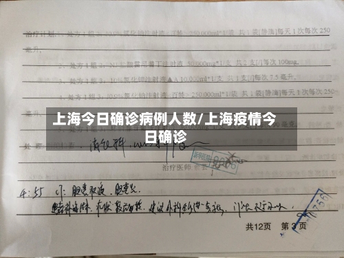 上海今日确诊病例人数/上海疫情今日确诊
