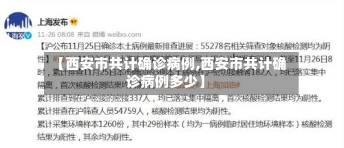 【西安市共计确诊病例,西安市共计确诊病例多少】-第2张图片