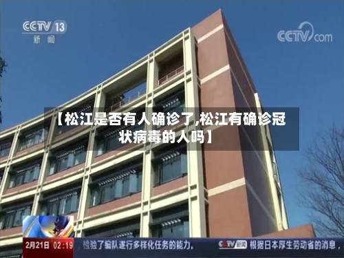 【松江是否有人确诊了,松江有确诊冠状病毒的人吗】-第2张图片