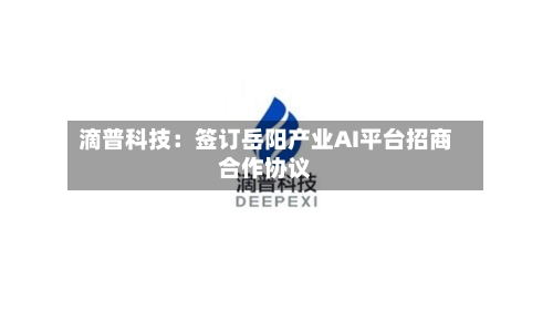 滴普科技：签订岳阳产业AI平台招商合作协议-第1张图片
