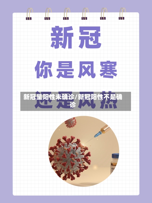 新冠呈阳性未确诊/新冠阳性不是确诊-第2张图片